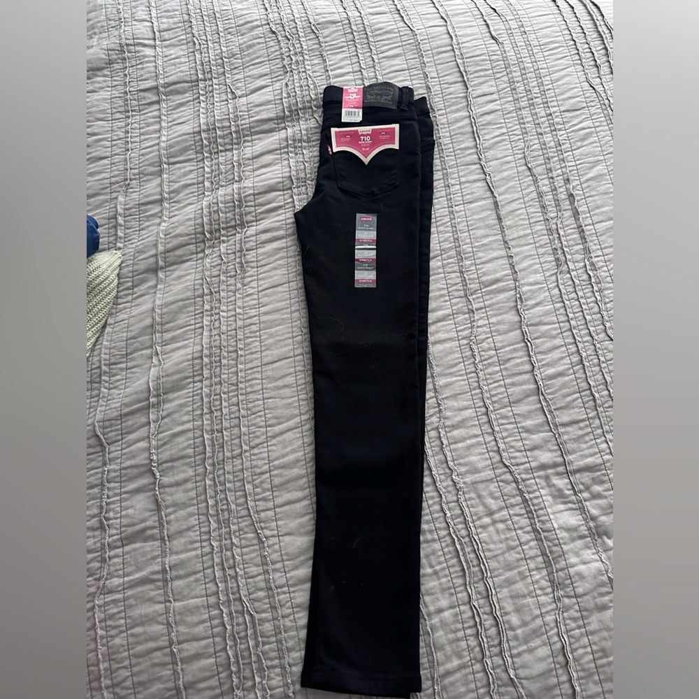 Super Skinny, black, Levi jeans, kids